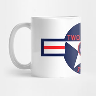 Two Tailed Tom - - Blue USAF - - Tagged Mug